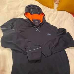 Mens light weight pull over hoodie The North Face